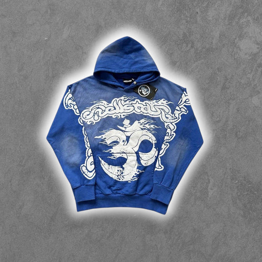 Hellstar Men's Blue Hoodie